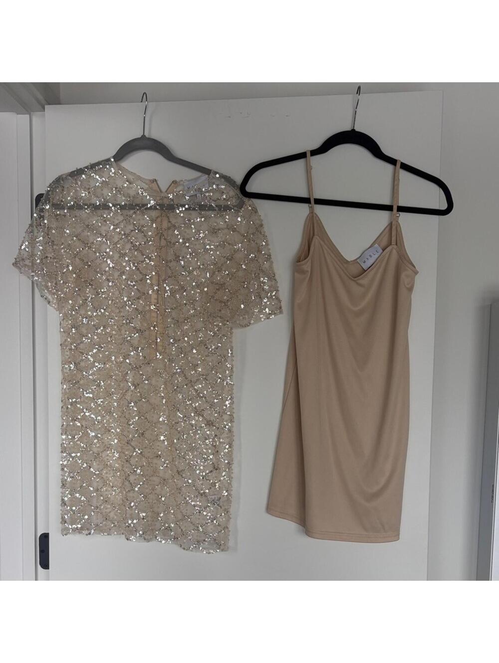 Mable Sequin Overlay Mini Dress (Never Worn) - Picture 3 of 3